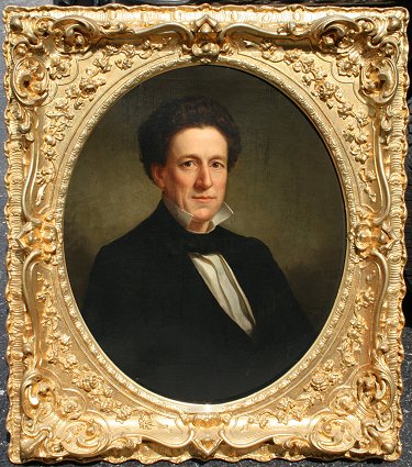 Appraisal: CONANT Alban Jasper American - Portrait of Dignified Gentleman Oil