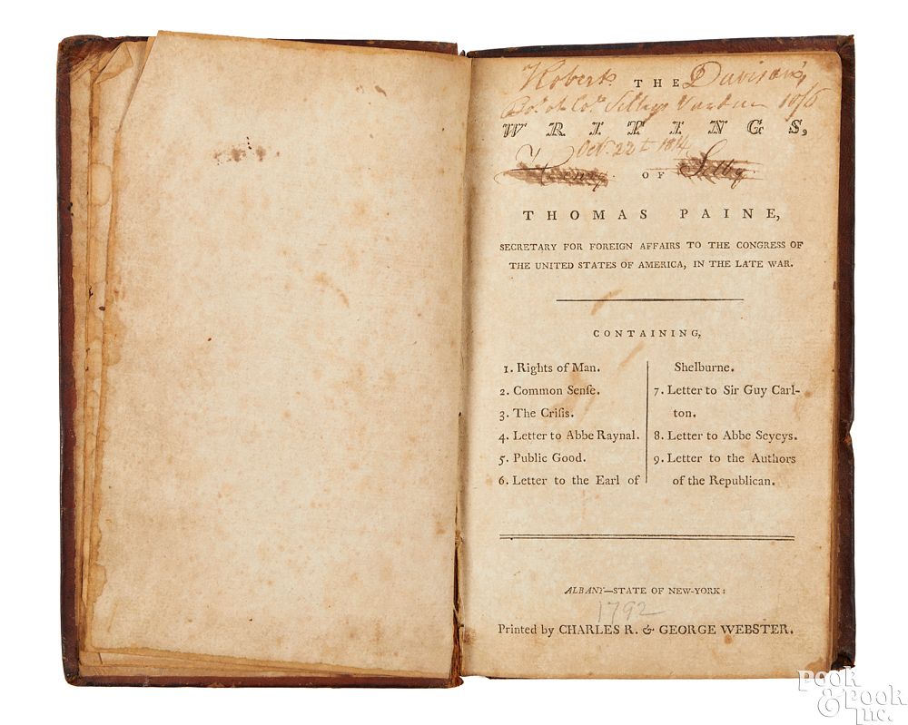 Appraisal: The Writings of Thomas Paine The Writings of Thomas Paine