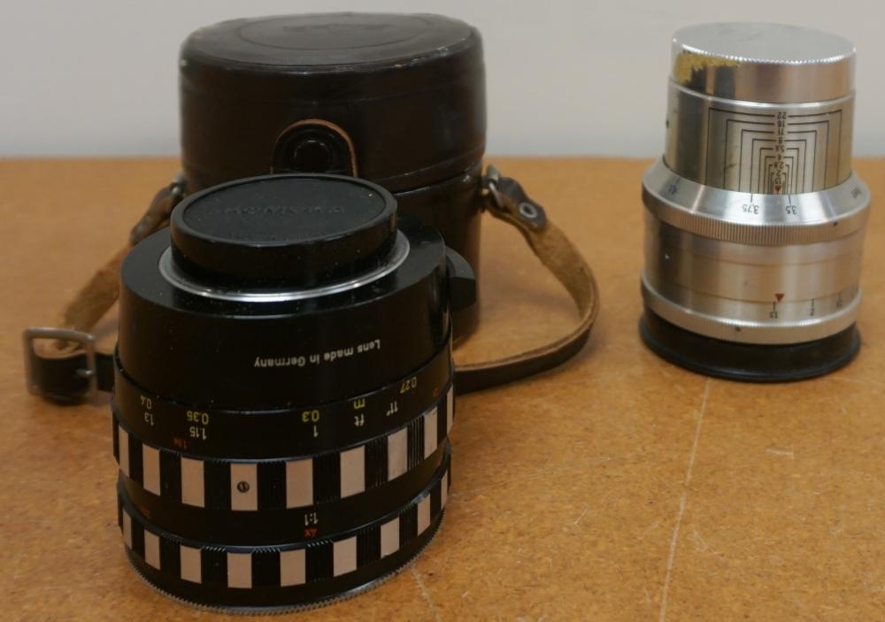 Appraisal: Zeiss Jena NR and a Steinheil Munich Macro-Quinon Camera Lenses