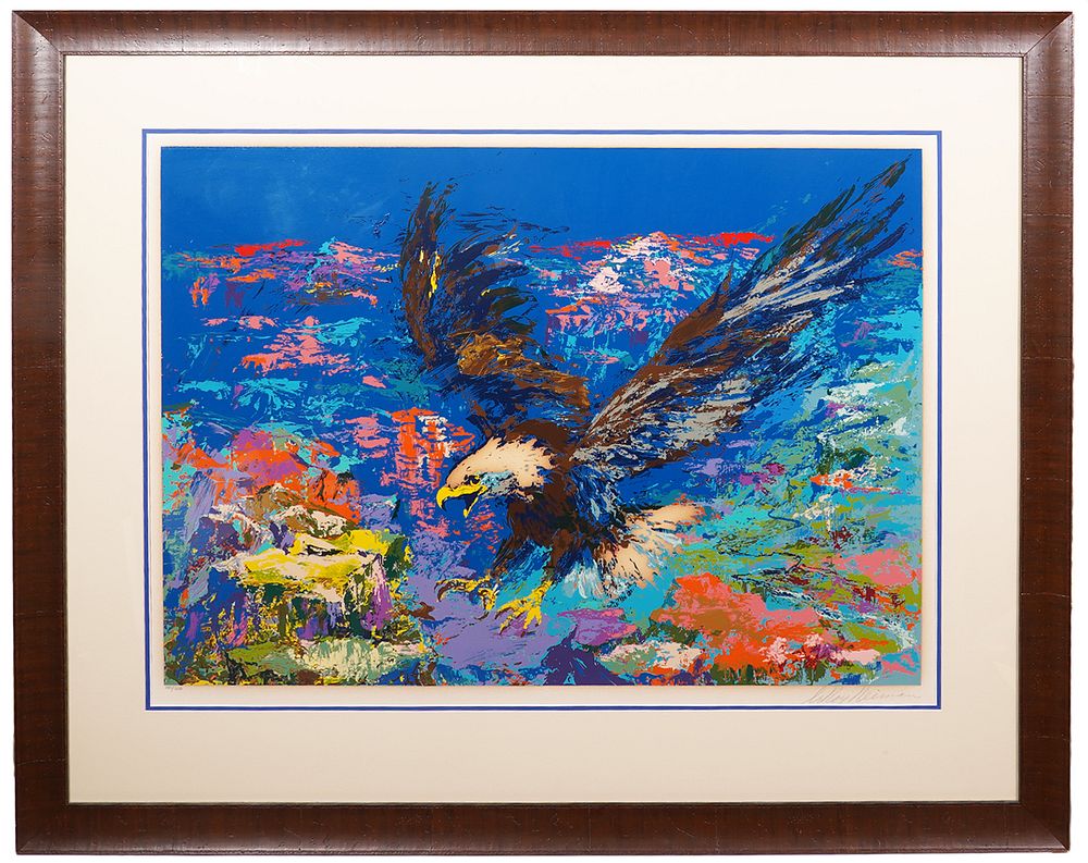 Appraisal: Leroy Neiman Serigraph 'American Bald Eagle' Leroy Neiman American -