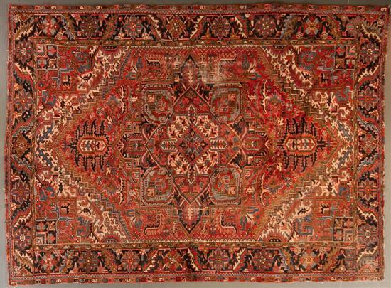 Appraisal: Heriz carpet Iran circa x