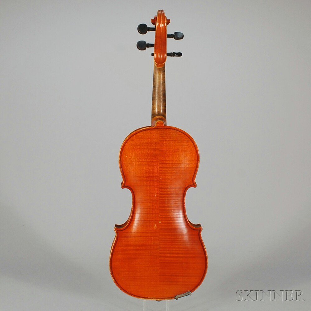 Appraisal: Modern Violin Friedrich August Heberlein c labeled FRIEDRICH AUGUST HEBERLEIN