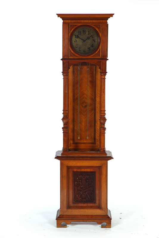 Appraisal: TALL CASE CLOCK European early th century mixed woods including