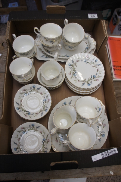 Appraisal: A collection of Royal Albert brigadoon teaware