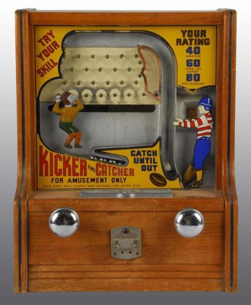 Appraisal: Kicker Catcher -Cent Coin-Op Arcade Machine Description T Working condition