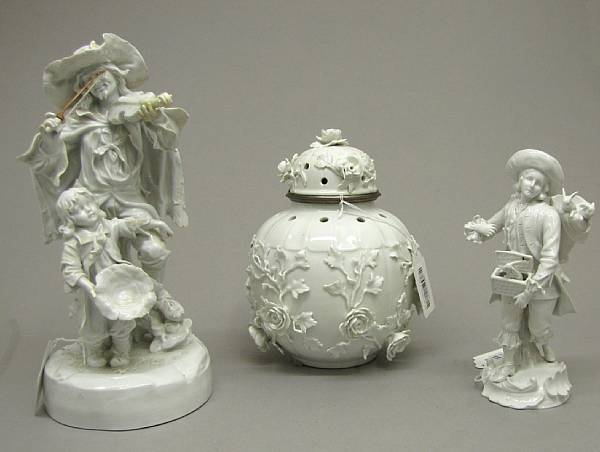 Appraisal: A group of blanc de chine porcelain late th early