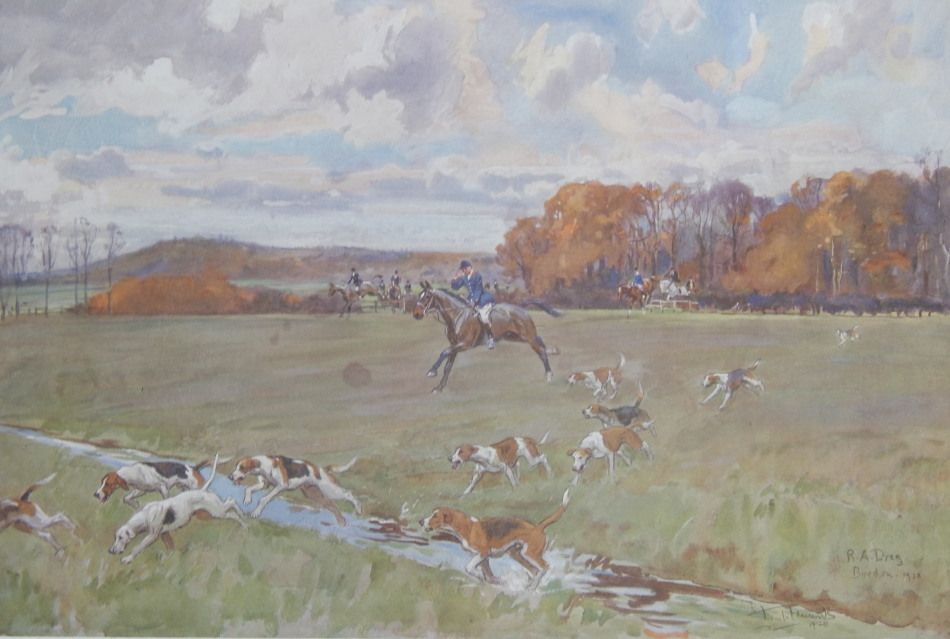 Appraisal: Lionel Edwards Huntsmen and hounds noted in the print R