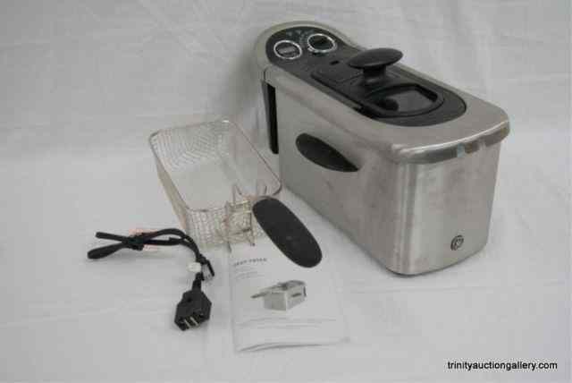 Appraisal: GE Stainless Steel Electric Deep Fryer - Like NewFrom the