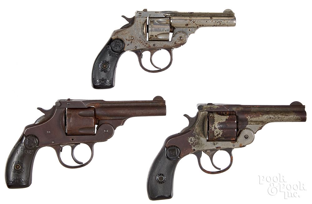 Appraisal: Three parts revolvers Three parts revolvers to include a Harrington