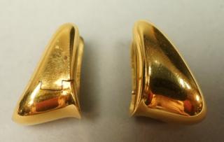 Appraisal: Pair of K Gold Angela Cummings Style Earrings Pair of