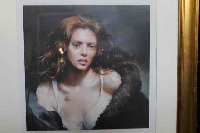 Appraisal: Robert Oscar Lenkiewicz British - Faraday signed by the subject