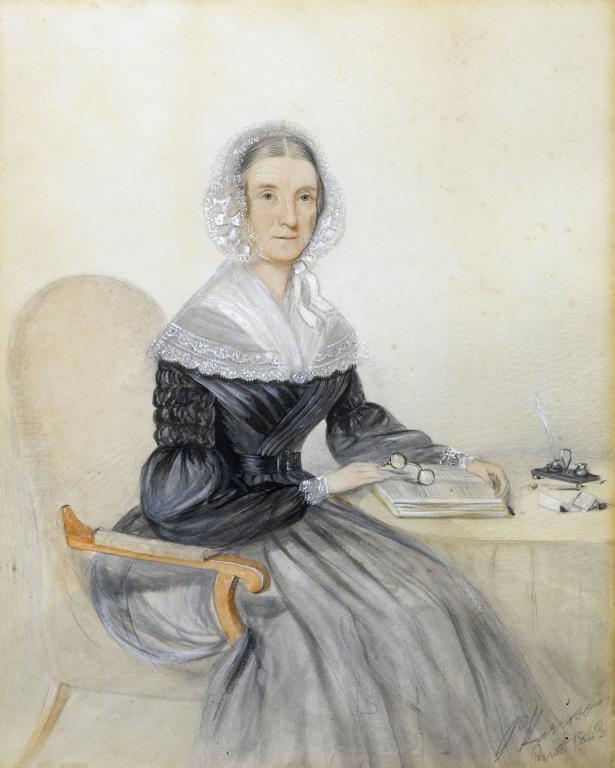 Appraisal: JOSEPH HARRISON PORTRAIT OF A LADY seated three quarter length