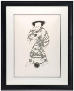 Appraisal: Hirschfeld Al American Harry Houdini New York n d Lithograph