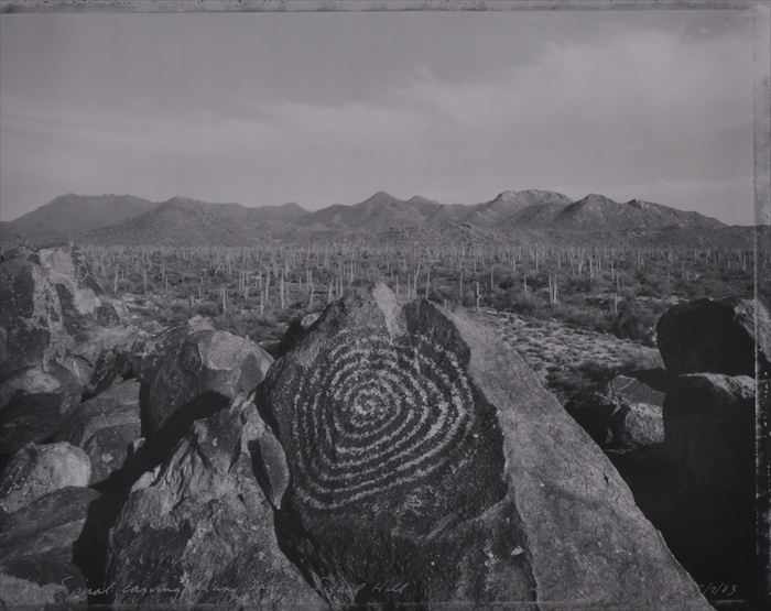 Appraisal: MARK KLETT b SPIRAL CARVING FACING EAST SIGNAL HILL SAGUARO