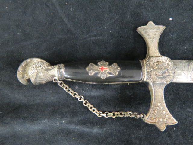 Appraisal: Victorian Organizational Sword Holy Sepulchre Commandery Knights Templar by Ames