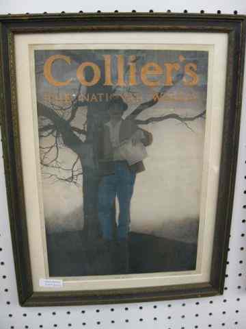 Appraisal: Maxfield Parrish ''Milking Time'' Colliers Magazine complete May '' x