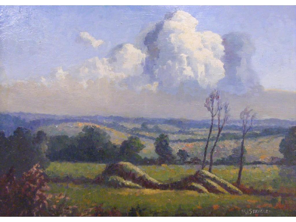 Appraisal: By Walter James Steggles - - 'Christian Malford' landscape scene