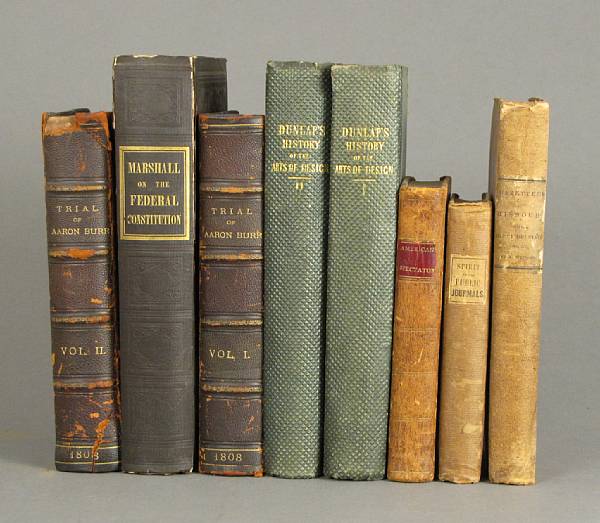 Appraisal: AMERICANA vols amp pamphlets including Report of the trial of