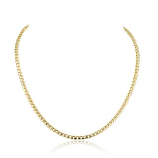 Appraisal: A Gold Chain Necklace Designed as a gold chain necklace