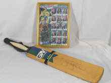 Appraisal: A Jonty Rhodes signed bat cm long and a South