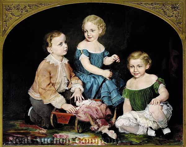 Appraisal: Lily Martin Spencer French American - Romeyn Pierson's Children oil