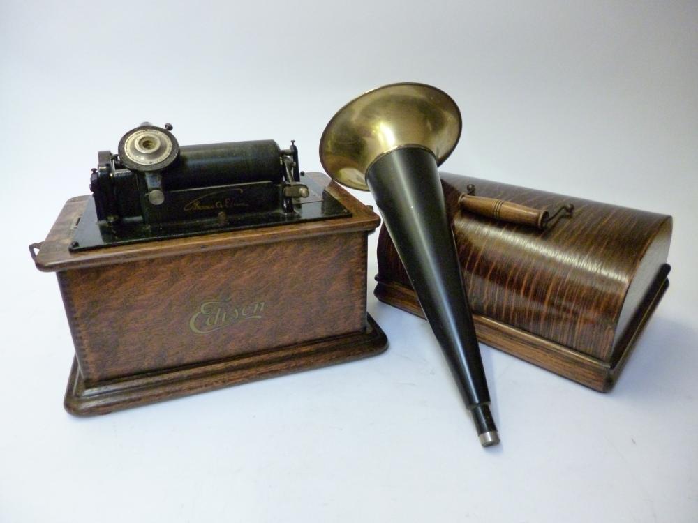 Appraisal: AN EDISON STANDARD PHONOGRAPH No c with reproducer and brass