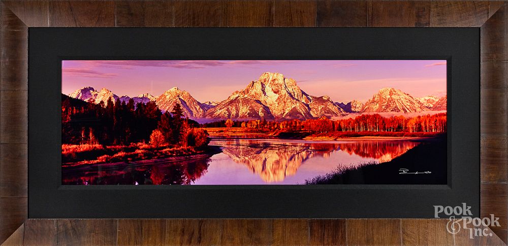 Appraisal: Peter Lik photograph of the Grand Teton Peter Lik Australian