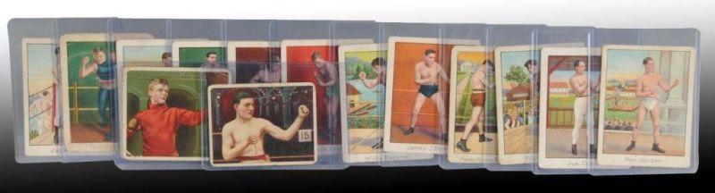 Appraisal: Lot of Boxing Tobacco Cards Booklet Description Includes Mecca Cigarette