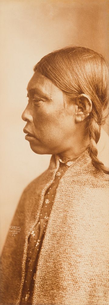 Appraisal: Edward Curtis Lummi Woman Crop Variant Edward S Curtis -