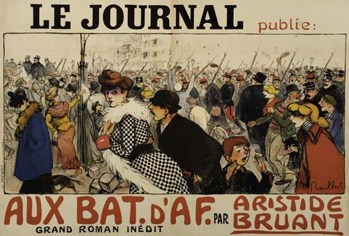 Appraisal: FRANCISQUE POULBOT - LE JOURNAL AUX BAT D'AF After x