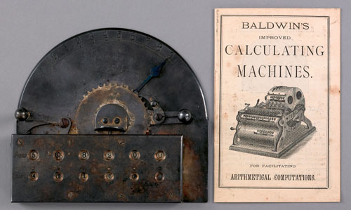 Appraisal: Rare Philadelphia arithmometer or Accountant's Assistant by F S Baldwin