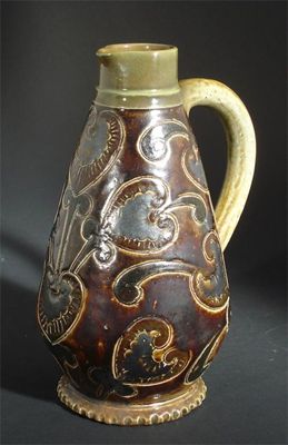 Appraisal: A Martin Brothers stoneware jug by Robert Wallace Martin incised