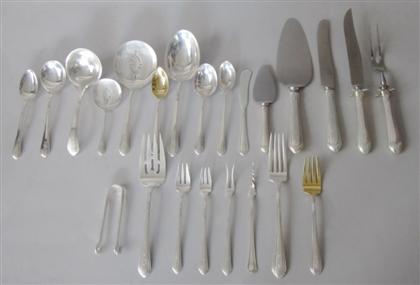 Appraisal: Sterling silver part flatware service towle silversmiths newburyport ma th