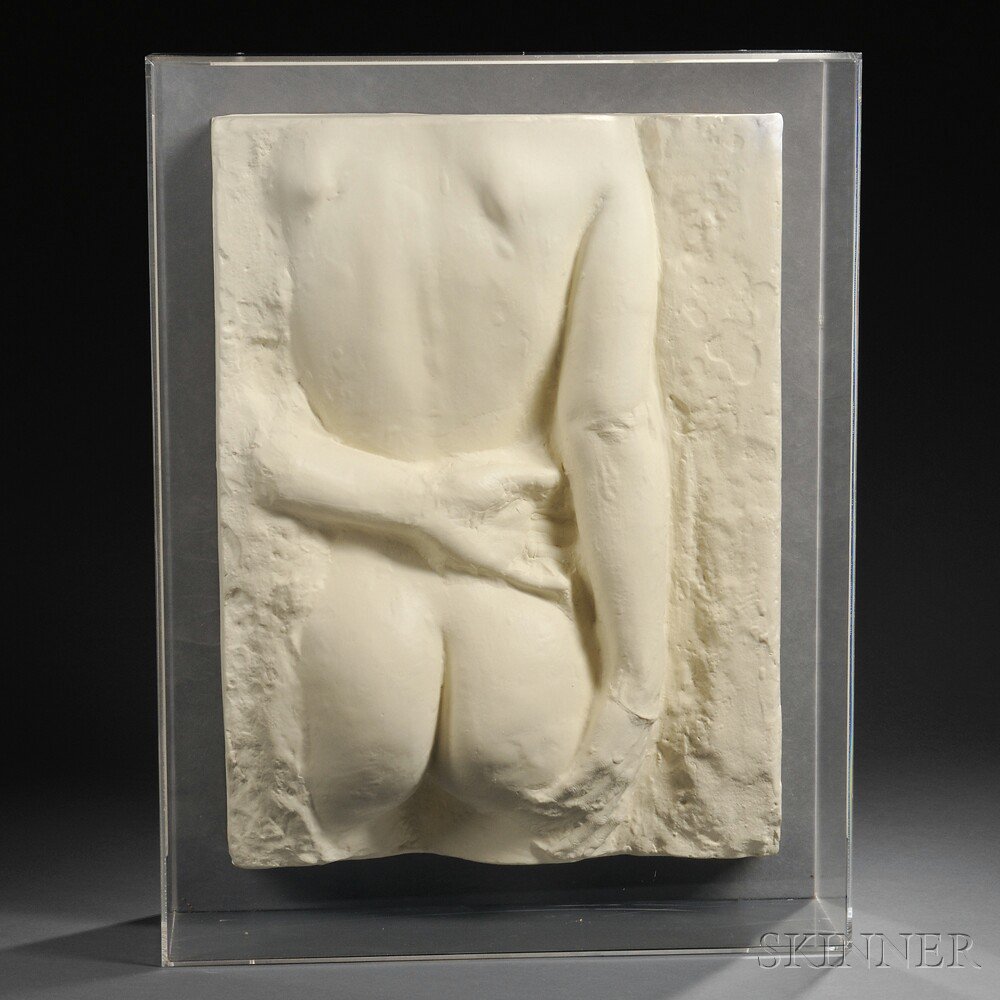 Appraisal: George Segal American - Gazing Woman from American Portrait -