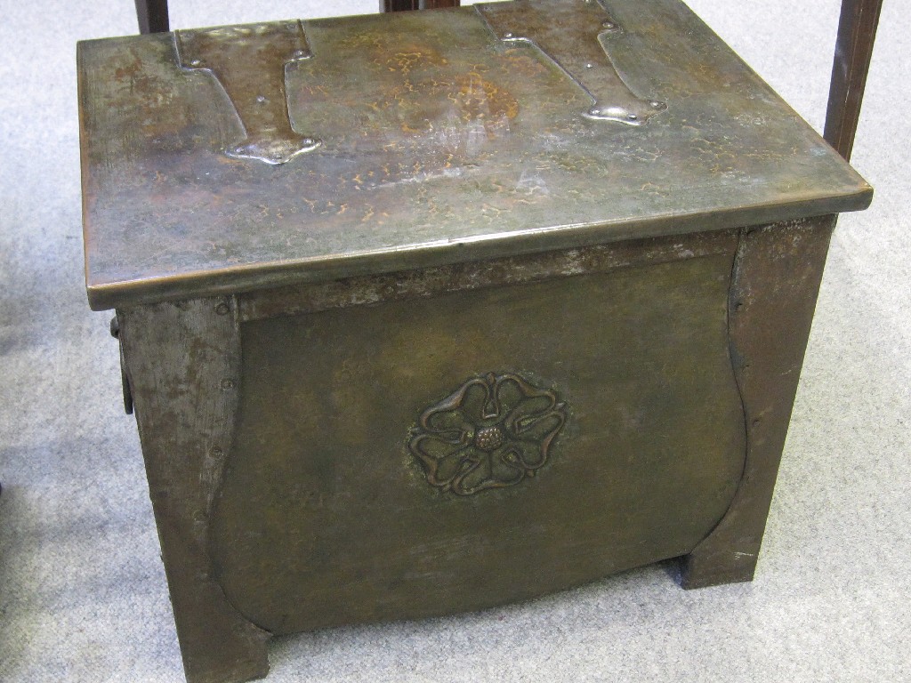 Appraisal: Arts and Crafts coal box