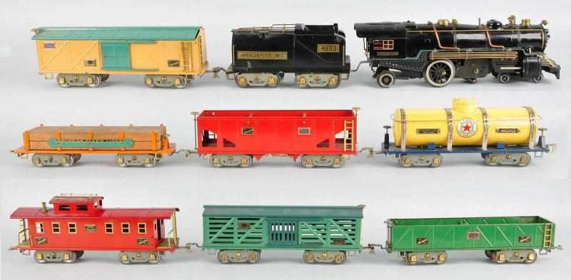 Appraisal: American Flyer Grand Canyon Freight Train Set Description American Pre-war