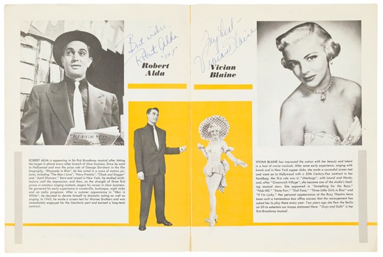 Appraisal: SIGNED BY THE ORIGINAL CAST ENTERTAINERS Souvenir book for the