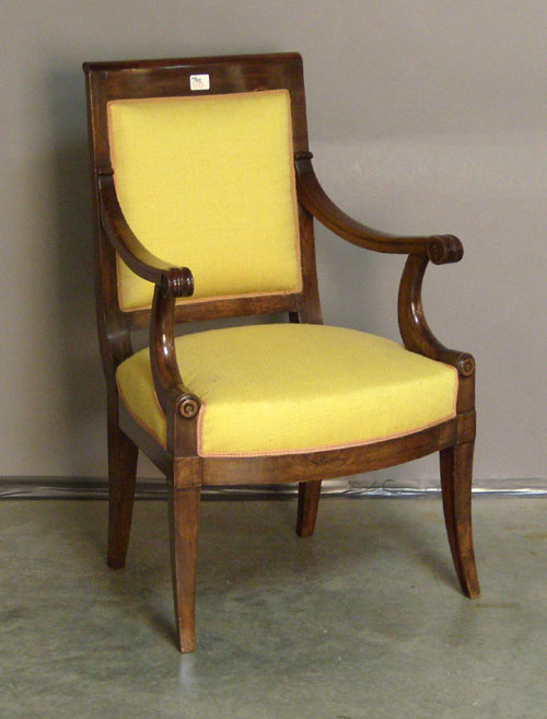 Appraisal: Two Beidemeyer style mahogany armchairs