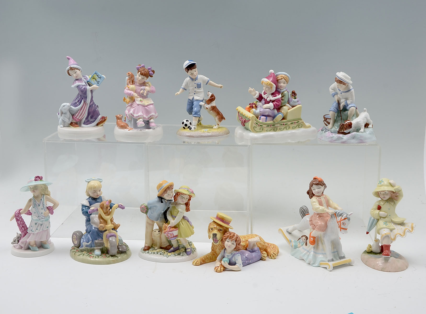 Appraisal: ROYAL DOULTON ''CHILDHOOD MEMORIES'' COLLECTION ''Peek a Boo'' CH ''Bedtime