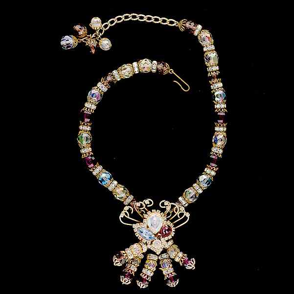 Appraisal: Hobe Necklace A Hobe necklace composed of multiple beads spacers