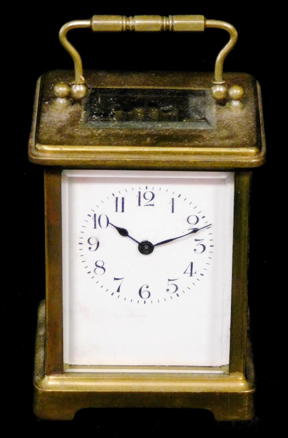 Appraisal: CLOCK Carriage clock by Harris and Harrington French late th