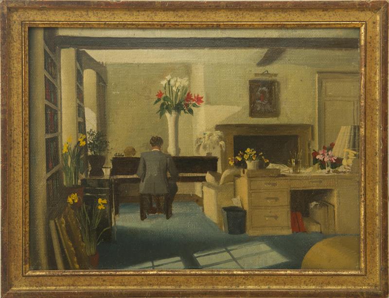 Appraisal: ATTRIBUTED TO REX WHISTLER - DRAWING ROOM ALERTON HALL CAMBRIDGE