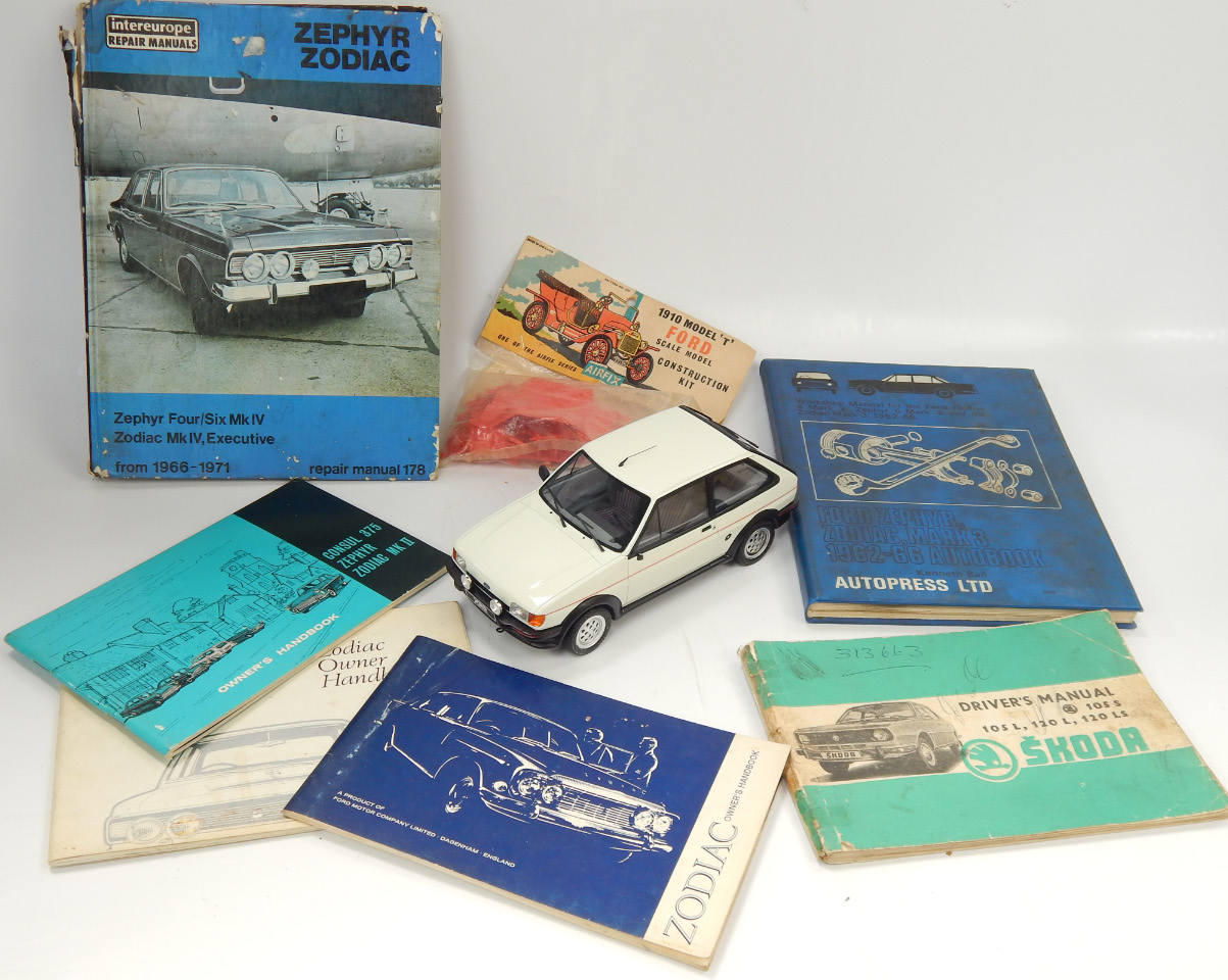 Appraisal: Automobilia including manuals for mid to late thC Ford cars