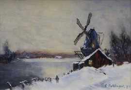 Appraisal: Charles Pettinger - The Miller in Winter oil on board