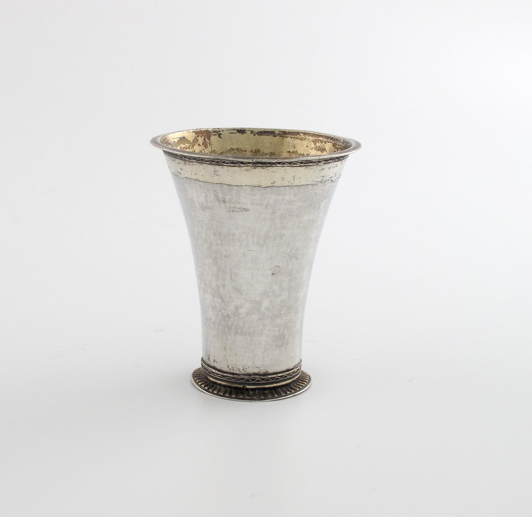 Appraisal: An th century Swedish silver beaker