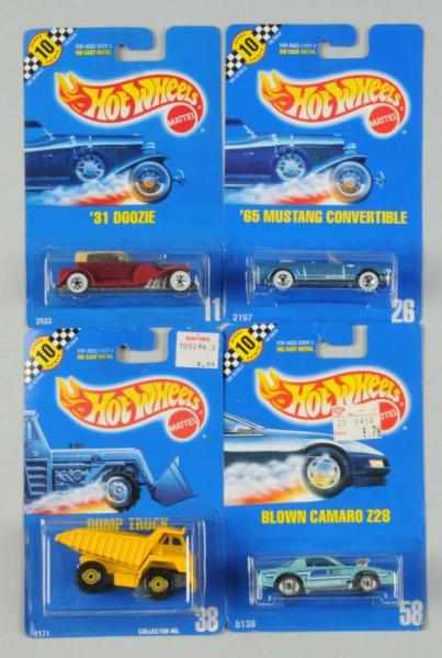 Appraisal: Lot of Mattel Hot Wheels Blue Card Vehicles Description Includes