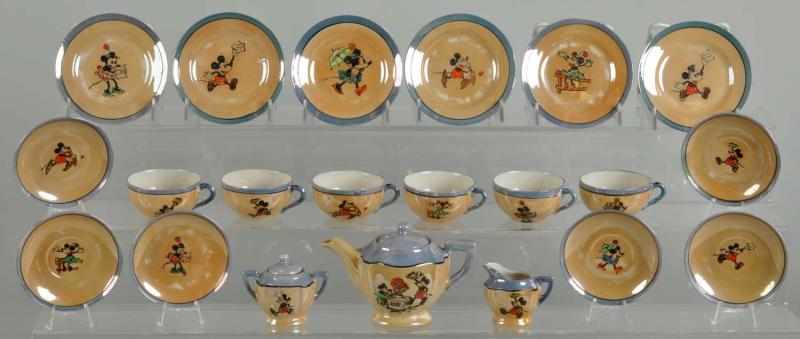 Appraisal: China Walt Disney Mickey Minnie Mouse Tea Set Description Originally