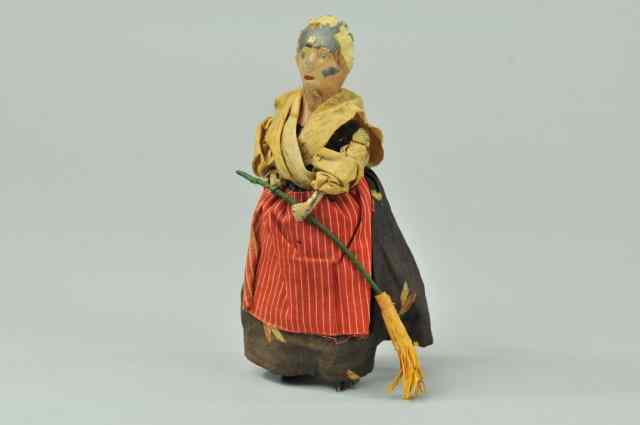 Appraisal: a FERNAND MARTIN SWEEPER WOMAN France Martin style tin figure