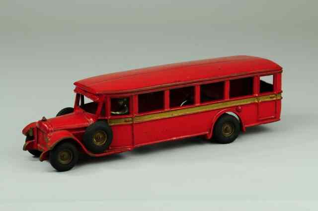 Appraisal: PARLOR COACH BUS Arcade c late 's cast iron painted