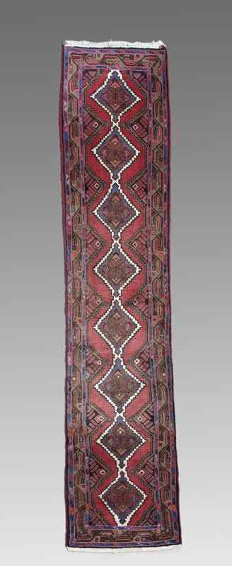 Appraisal: MODERN PERSIAN HAND KNOTTED WOOL RUNNER '' x ' ''